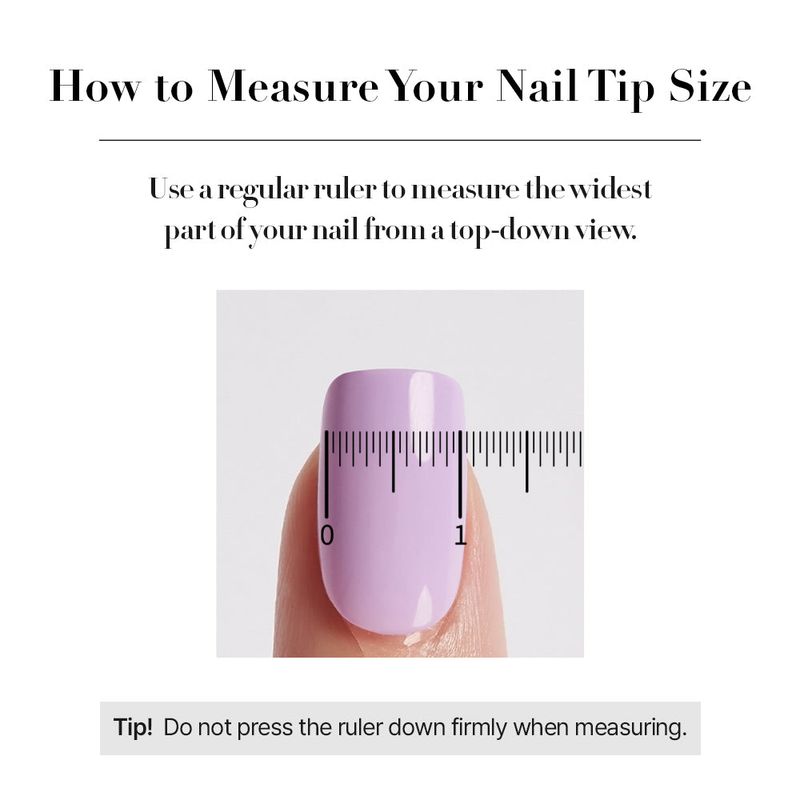 MUZMAK Reusable Glam Design Nail Tip Risky(Short)