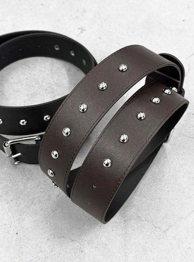 Chid Stud Leather Belt