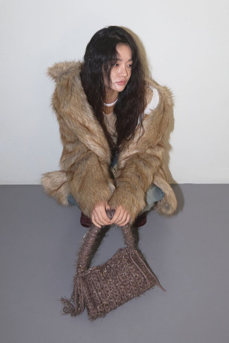 WOOLLY BAG_brown