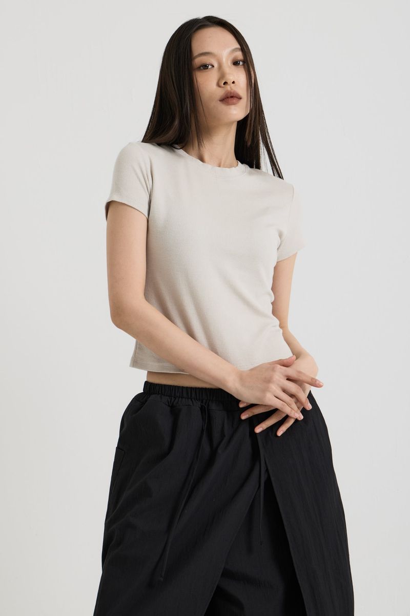 Baby T-shirt, Light Grey