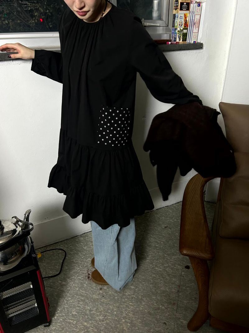 (2color) flower cardigan
