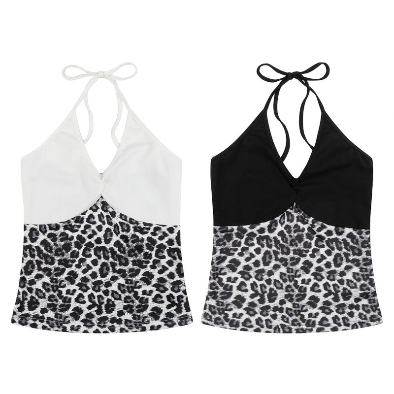 Luni Contrast Leopard Camisole