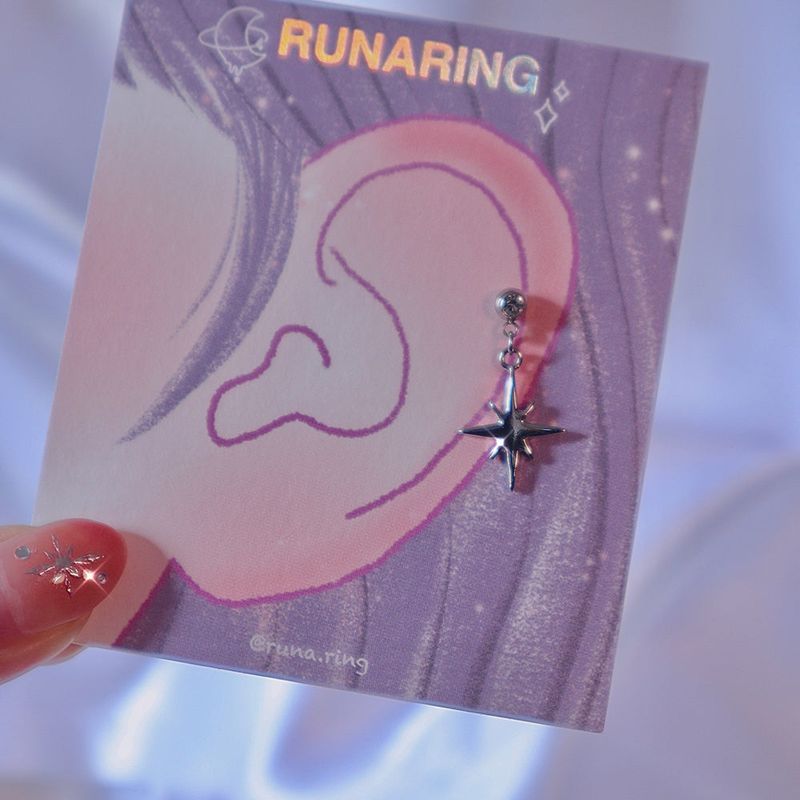 RUNARING（ルナリング）の「 twinkle piercing（Accessories）」