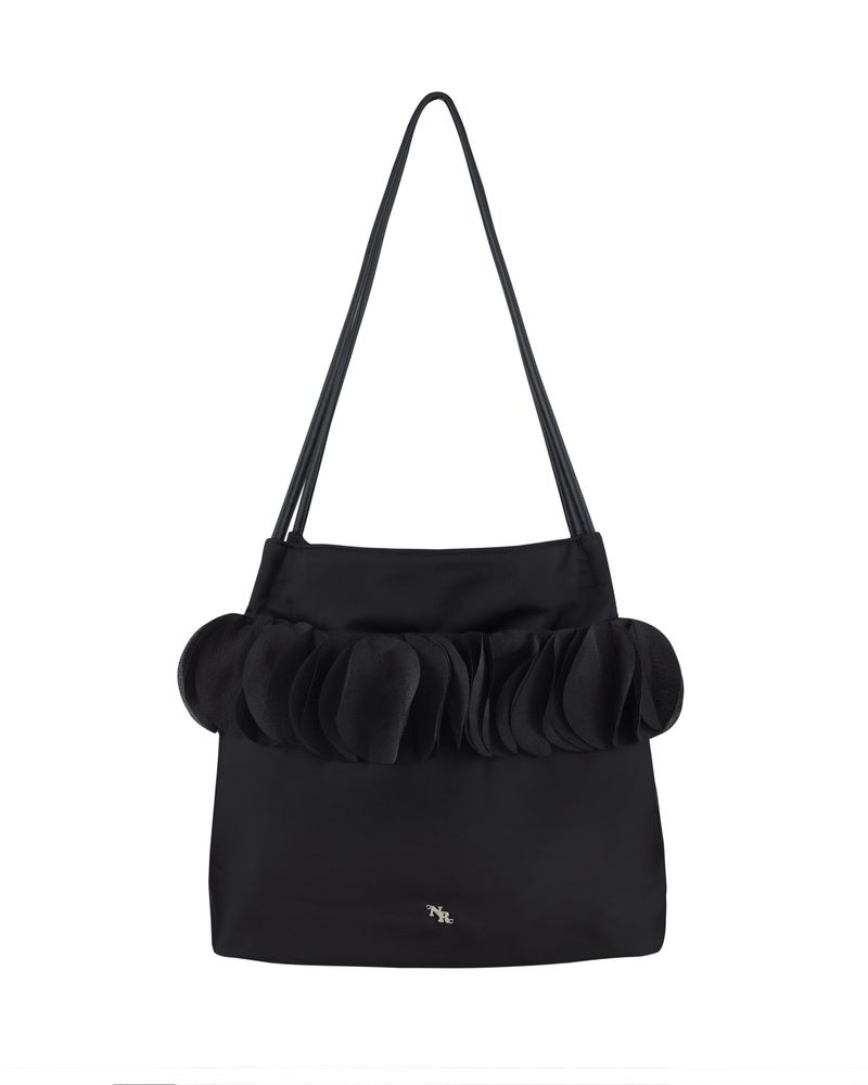 nari.objet（ナリオブジェ）の「フリリッシュショルダーバッグ (black)（バッグ）」