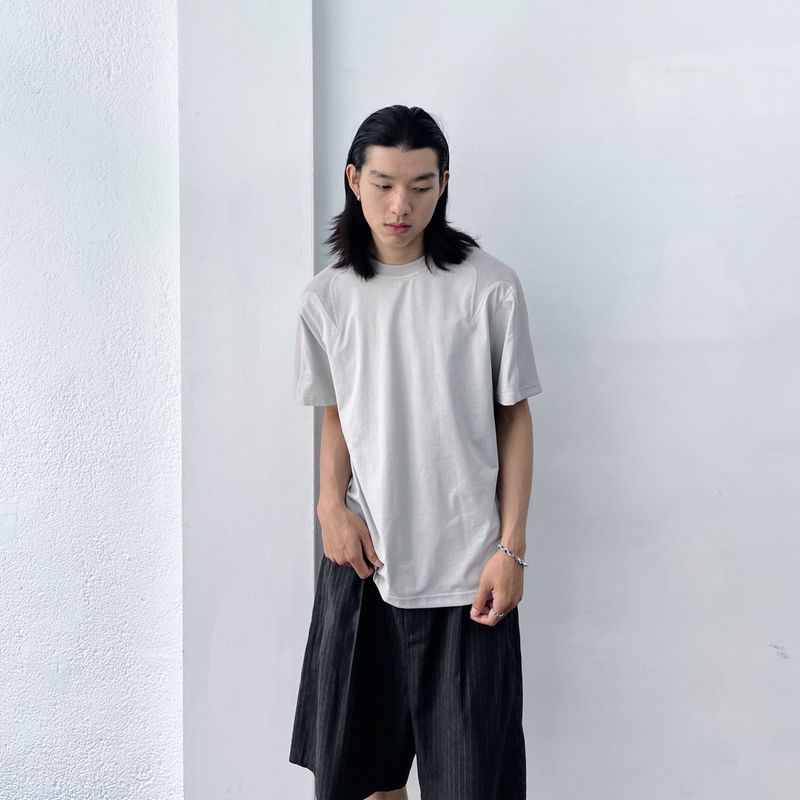Minimal Paneled Loose Tee