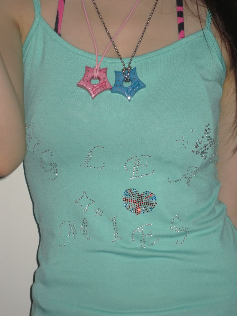 gleaming star glitter pendant [blue]