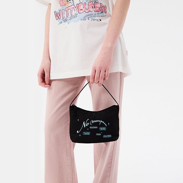 KIRSH（キルシー）の「CHERRY SATIN HOTFIX MINI HANDBAG [BLACK]（Bags）」