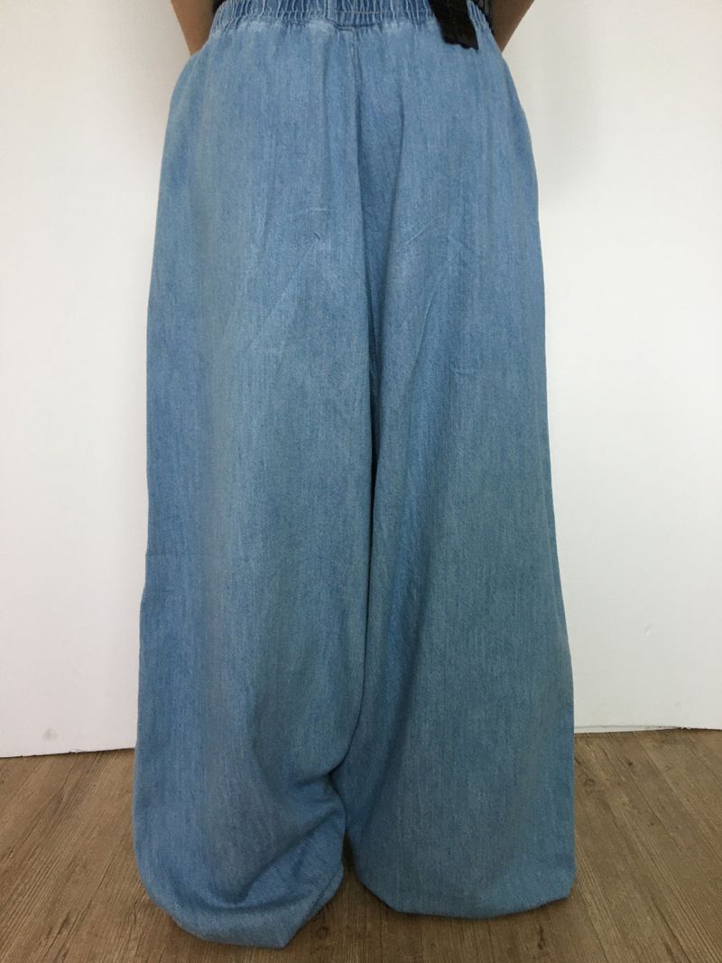 Hooded Balloon Denim Pants (2color)