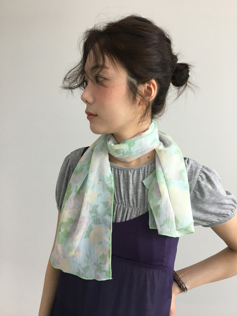 Misty Bloom scarf (2color)
