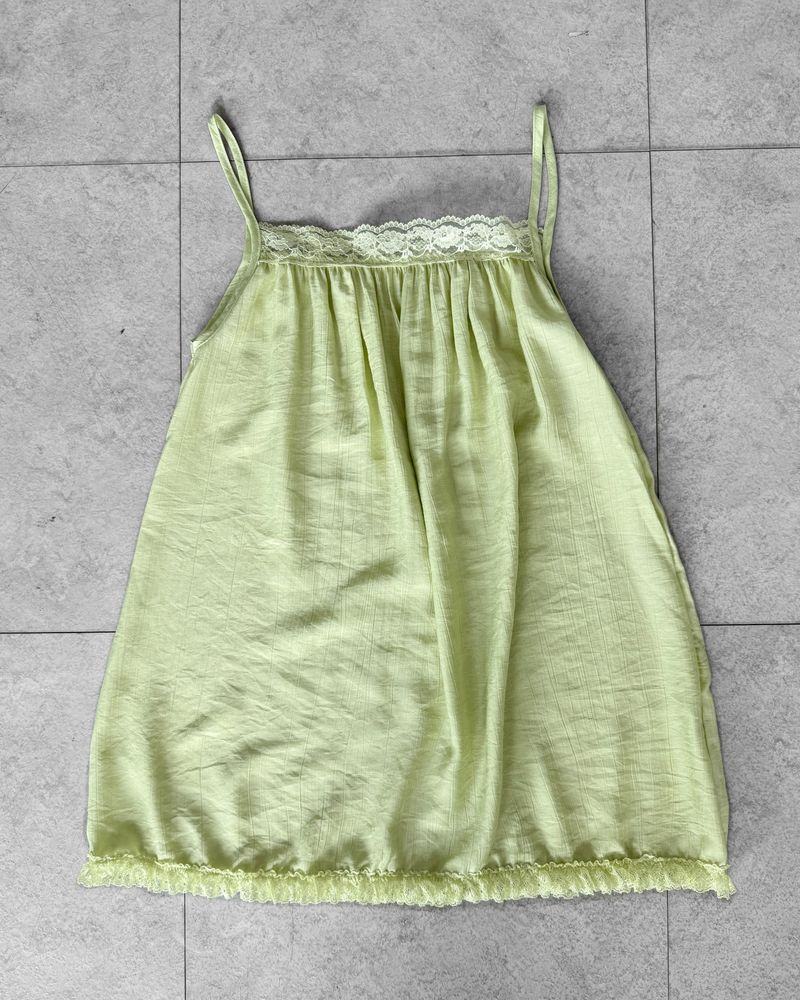 COTTAGE LACE CAMI DRESS