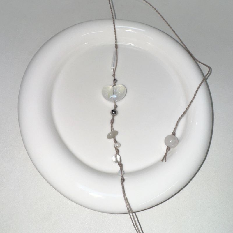 pale heart bookmark