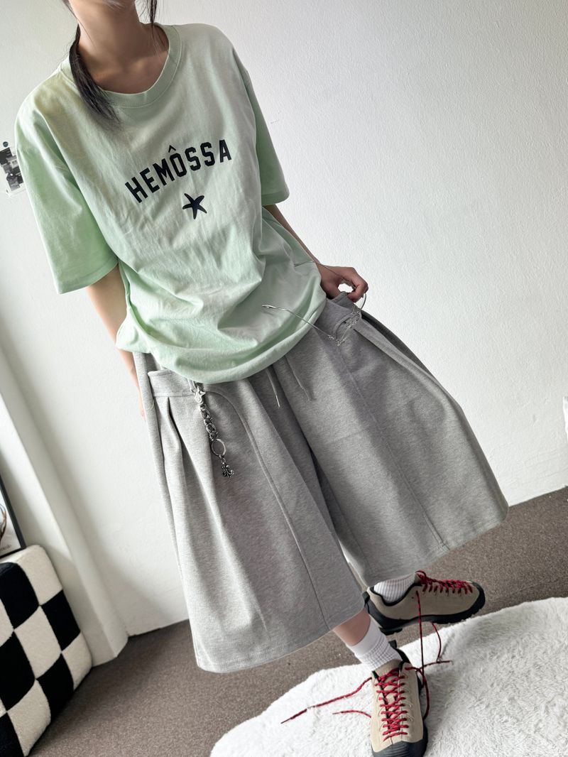 Mohevi Minty Sun Oversized Tee 4color