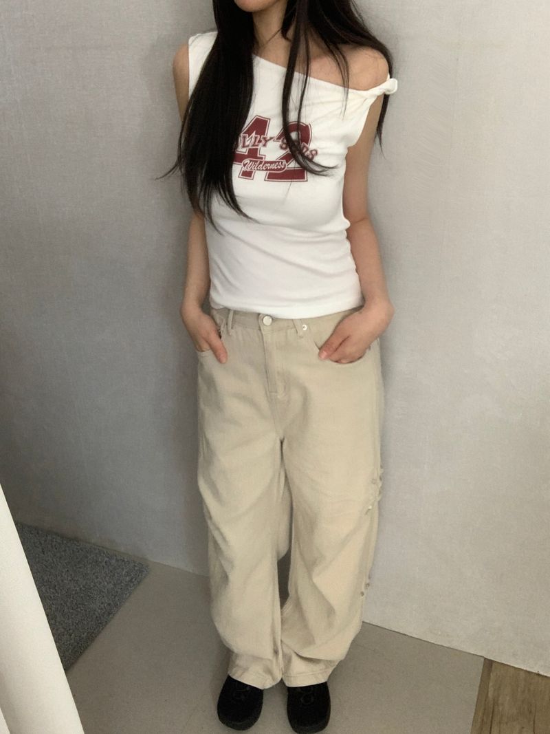 [~2XL] ハワード サイドリベットパンツ