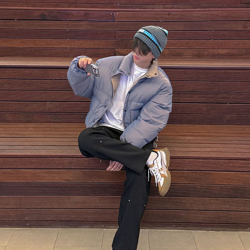 ASCLO（エジュクロ）の「ASCLO Reversible Chambray Padded Jumper（Jackets/Outerwear）」