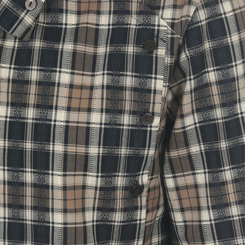 Asym check shirt 004