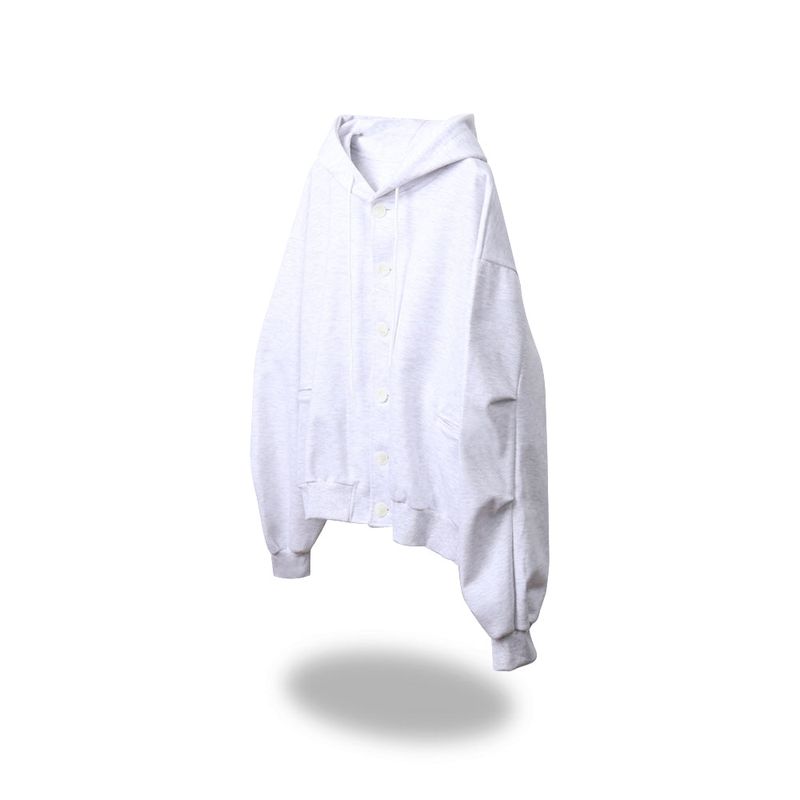 Nest Button Hoodie Zip-Up (3 Colors)