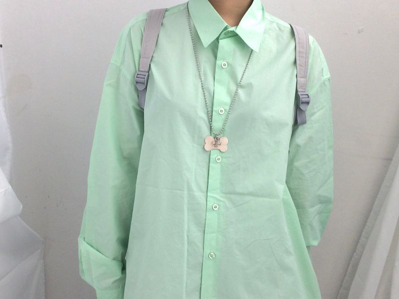 light cotton oversized shirt