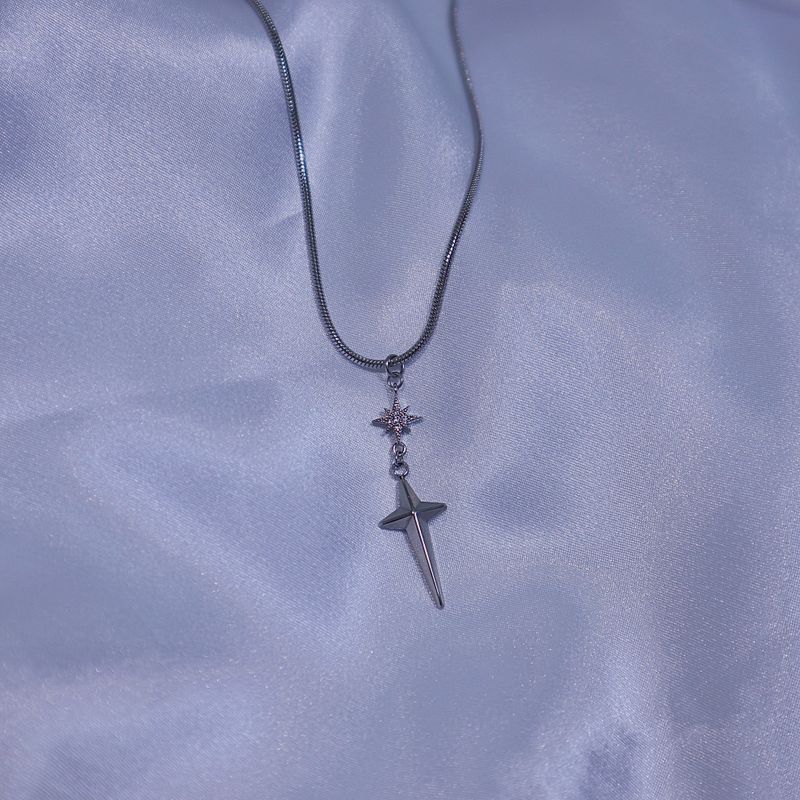 Shiny Cross Necklace