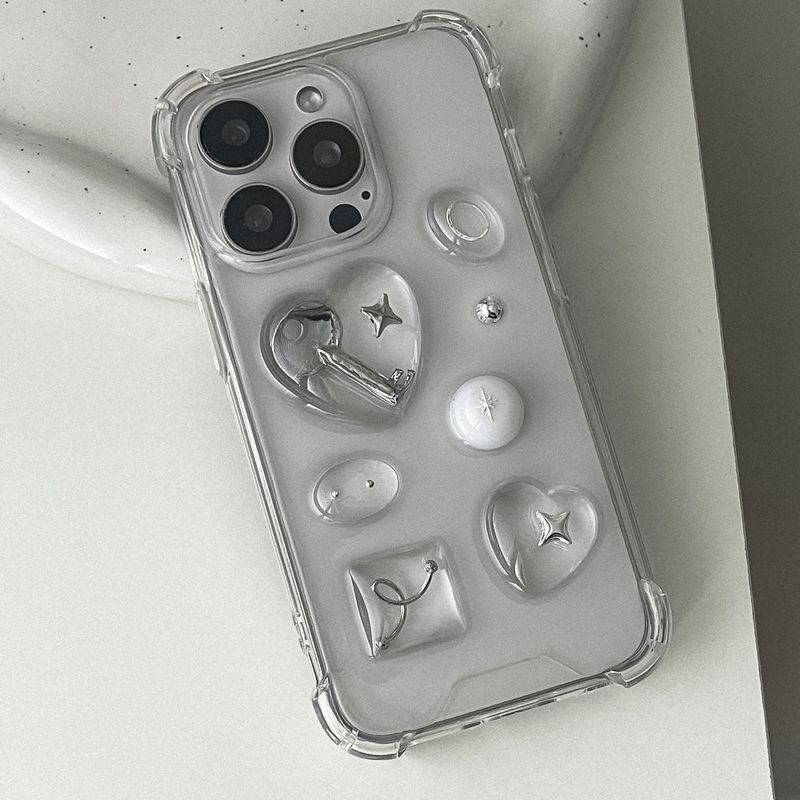 [made]silver charms ver resin phone case 