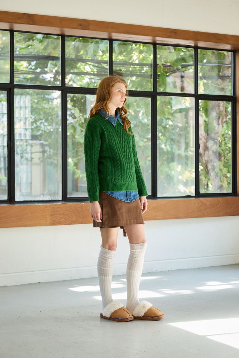 JUICY ROUND KNIT / GREEN