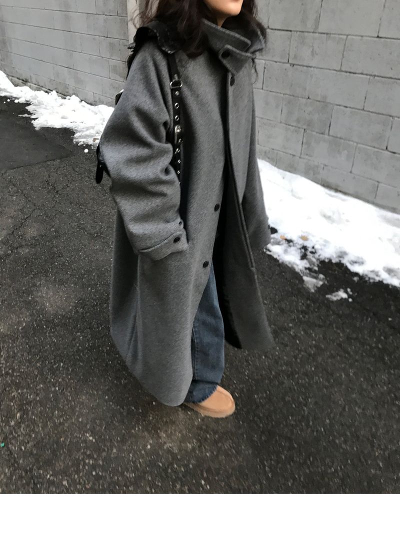 レオンウールロングコート