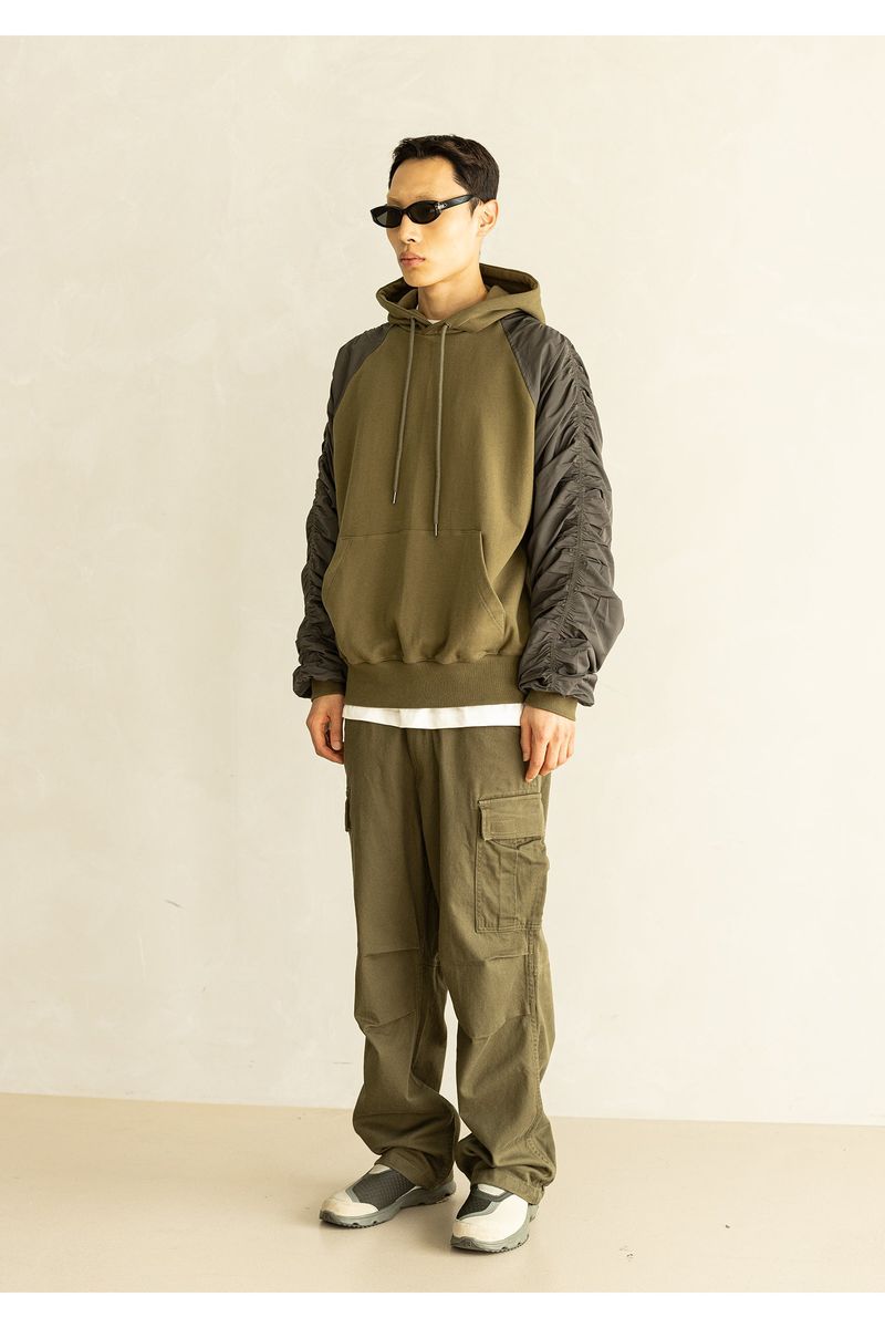 BELINE PUCKERING HOODIE MFHHD006-KK