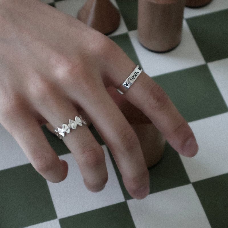 [MADE] ARGYLE OPEN RING (BOLD)