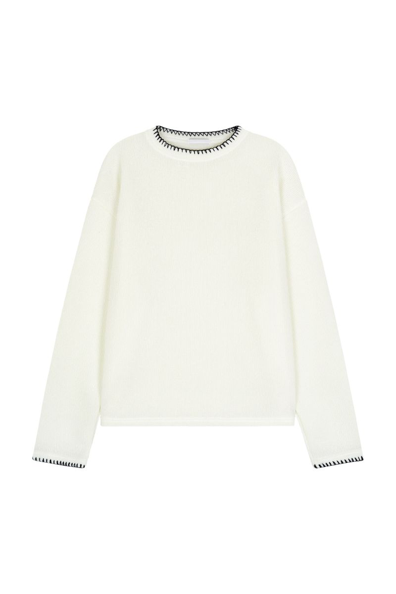 Ruff stitch knitwear