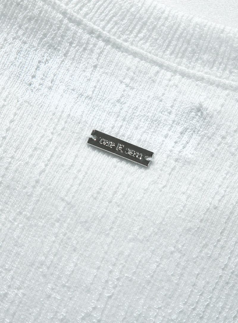 Logo Plate Over Sleeveless__Black