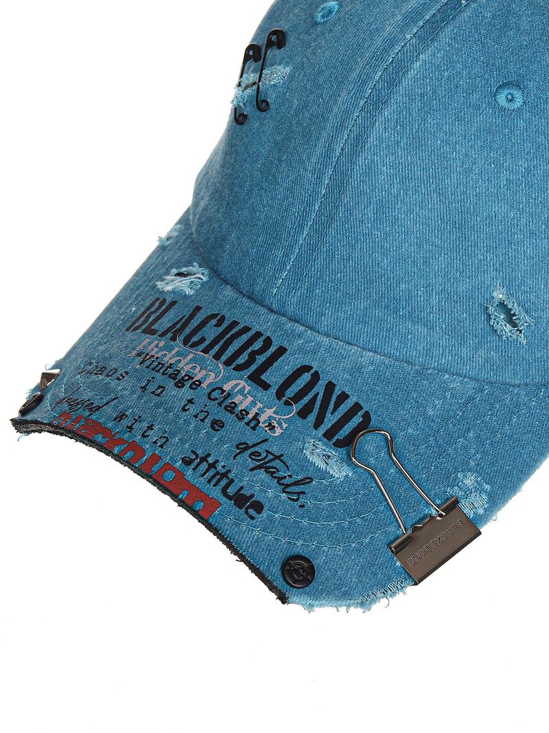 BBD Ripped Custom Vintage Clash Pigment Cap (Ocean Blue)