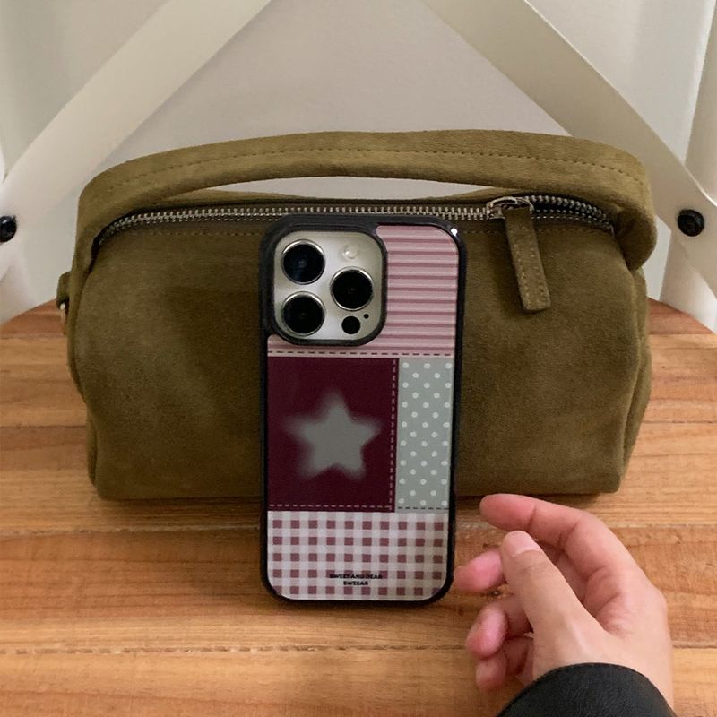 MATCHA CHOCO GLASS CASE (GLASS BUMPER)