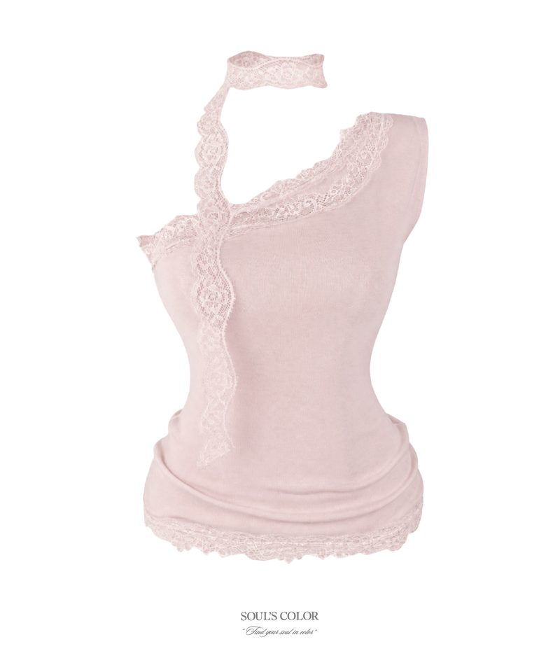 Seren Lace Strap Top (3color)