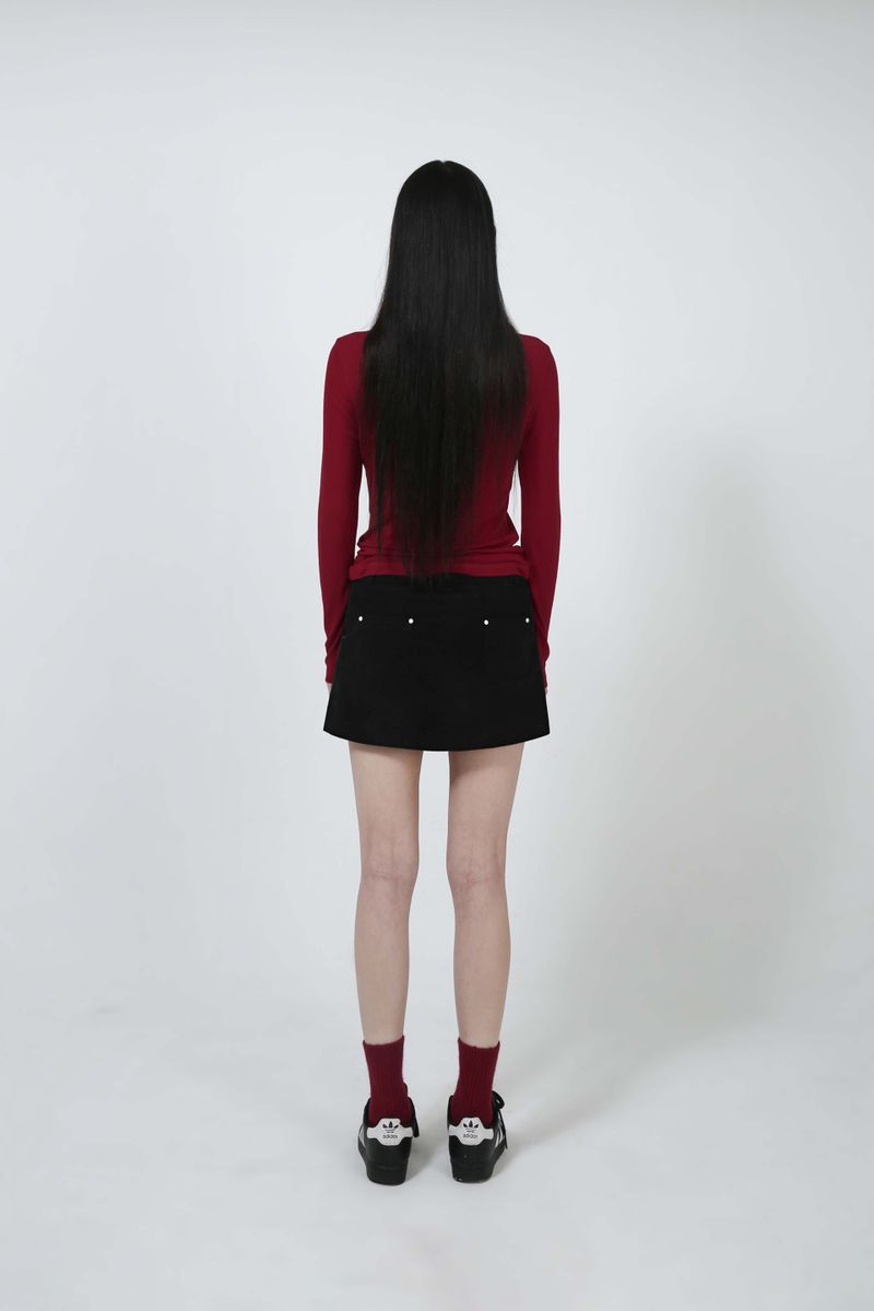 CORDUROY MINI SKIRT