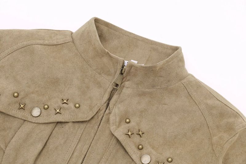 Bella Star Stud Suede Jacket
