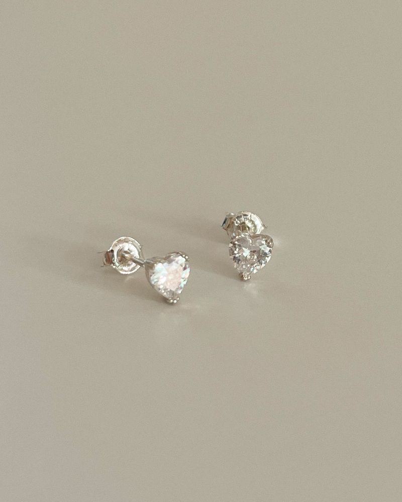 Bijou cubic earring (silver)