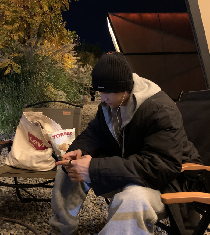 【Setup】 Aiden Winter Quilted Sweatshirt Padded Setup