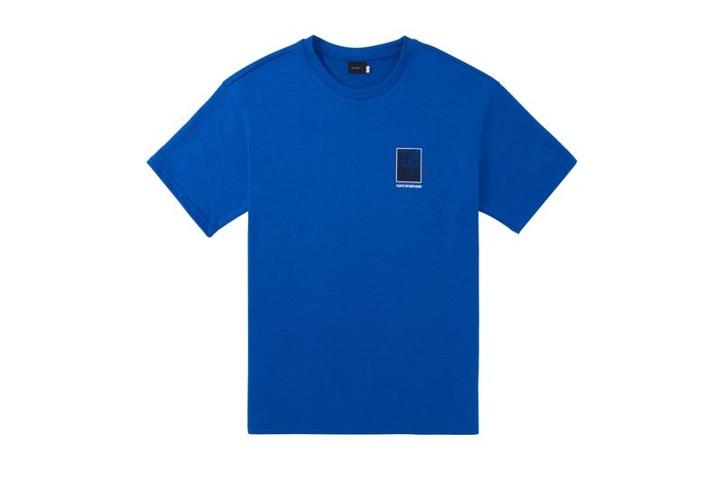 TEMPUSSTUDIO（テンプススタジオ）の「TOTALITY OVERSIZE T-SHIRT [BLUE]（Tops）」