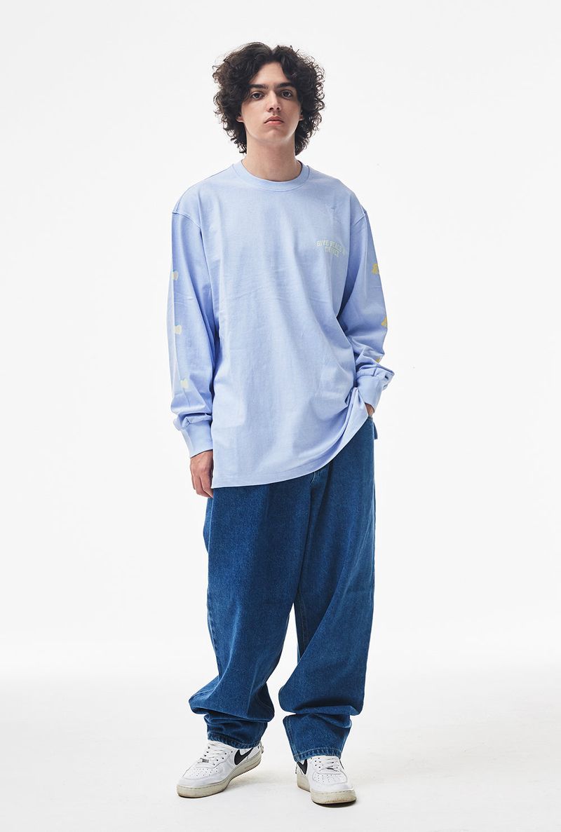 MBSRCOPT100 MID90 BAGGY DENIM PANTS DEEPBLUE