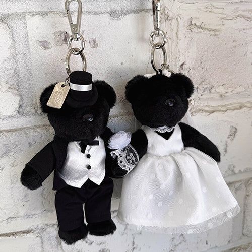 Wedding Couple Keyring Set [BLACK]