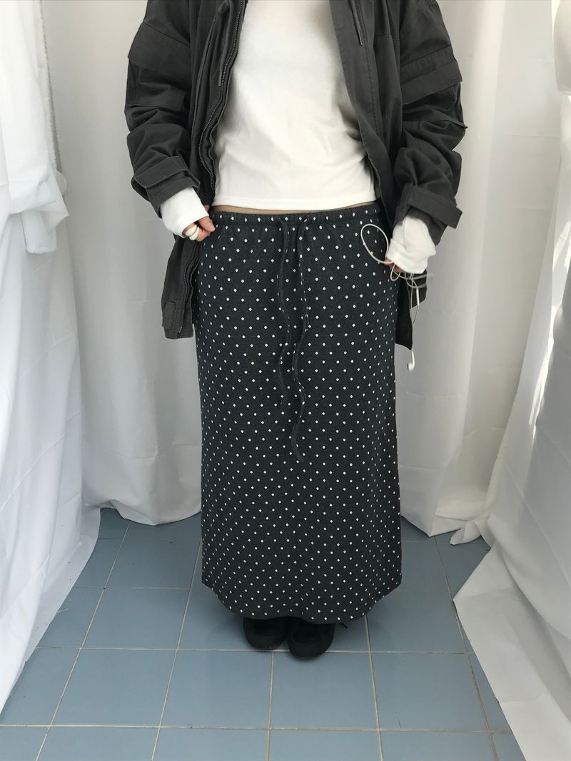 mode dot flow skirt