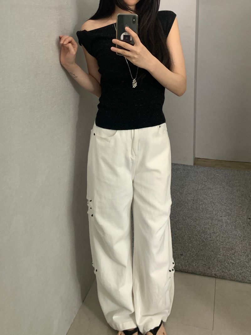 [~2XL] ハワード サイドリベットパンツ