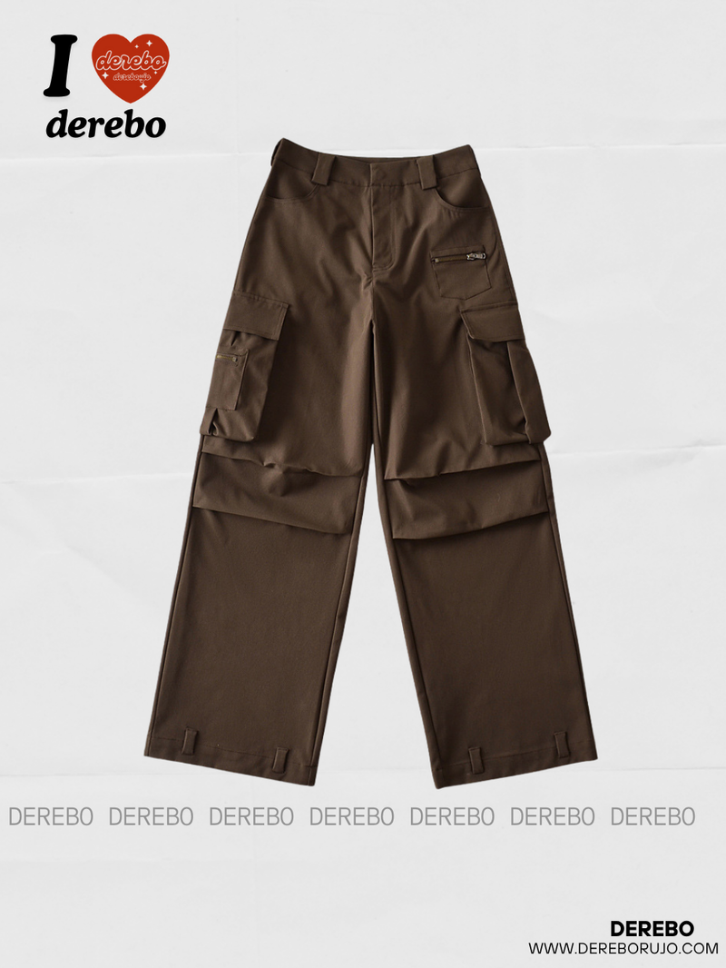 Reality Zipper Wide Cargo Pants