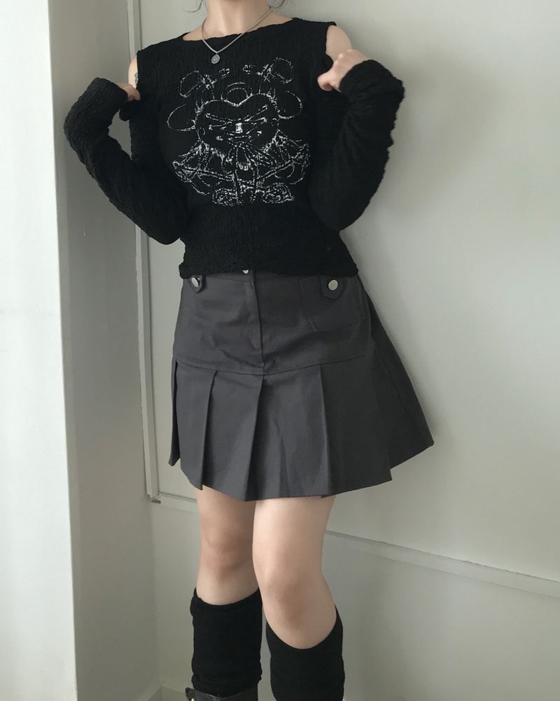 Heart Lock Cutout T-shirt