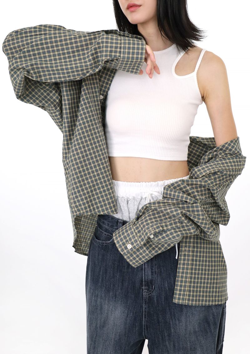 privatelookbook（プライベートルックブック）の「(UNISEX)Smart Check Shirt(3colors)（Tops）」