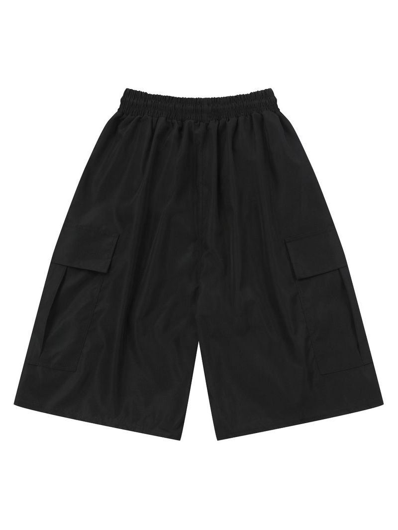 LAUREL POLY BERMUDA HALF PANTS (4color)