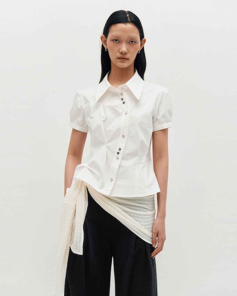 Layered Wrap Tie _ BLACK