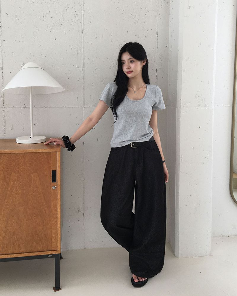 [MADE] PLAC, folding wide pants