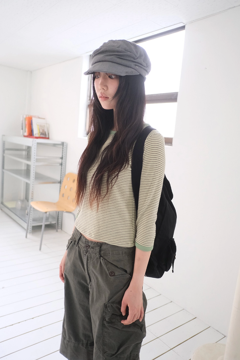 camp stripe T (3c)