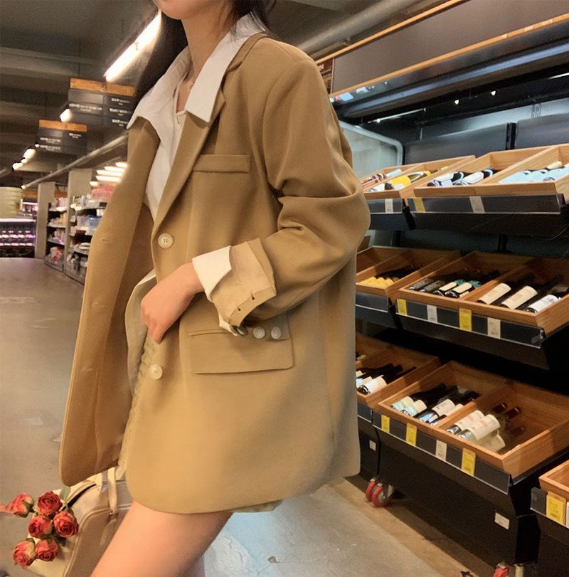 [BELLIDE MADE] Macchiato oversized fit blazer jacket