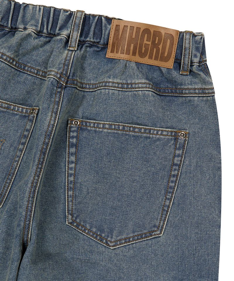 WIDE CARGO DENIM PANT